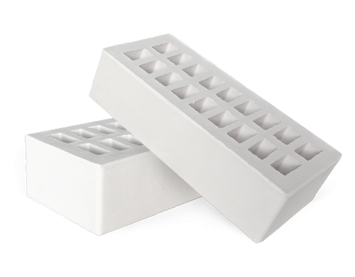 Кирпич керамический Белоснежный матовый Premium гладкий Красная Гвардия